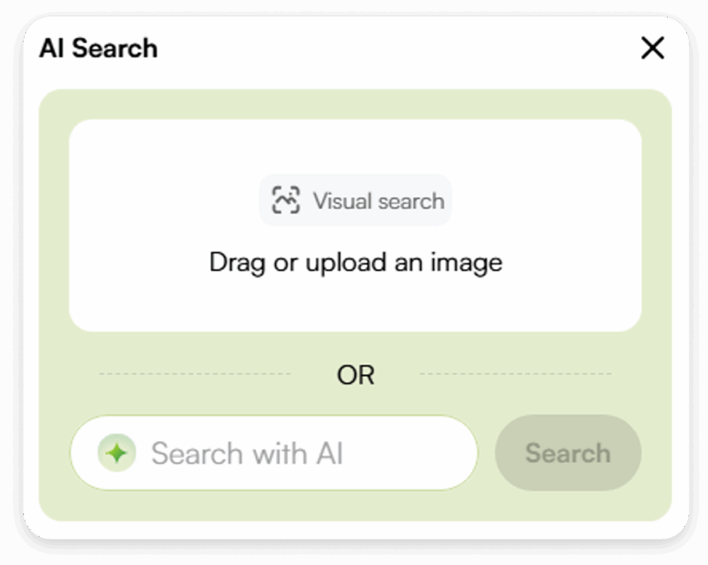 AI search and filters in ecommerce